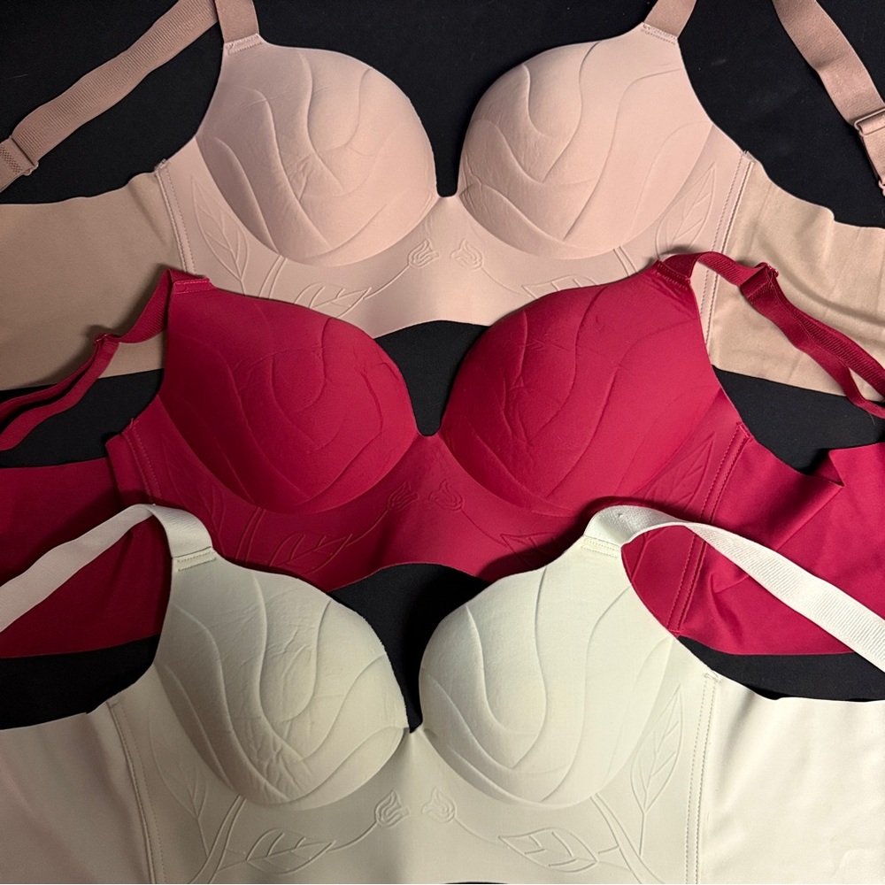 Plus size bra trio bundle